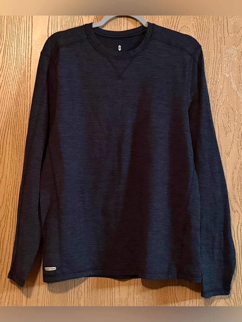 Free Country Men's Dark Navy Crewneck Long Sleeve Shirt